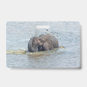 Badge Éléphant de bain