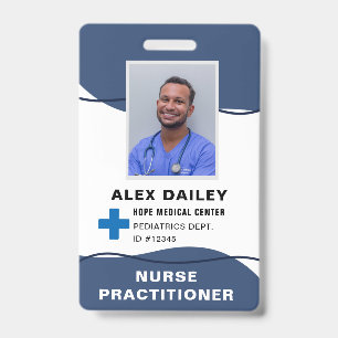 Badge Employé chirurgical Médicale professionnel