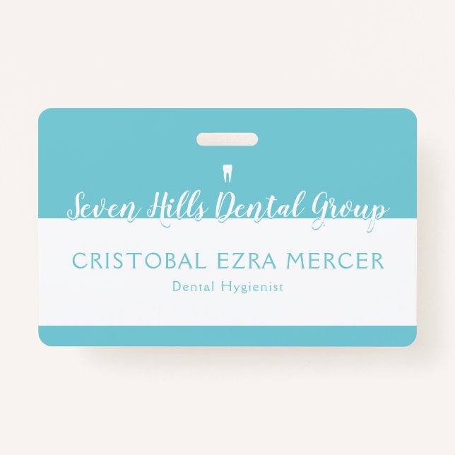 Badge Employé dentaire (Devant)