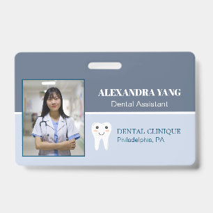 Badge employé du cabinet dentaire, assistante dentaire P