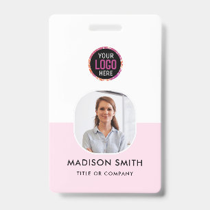 Badge Employé personnalisé   Employé commercial minimal