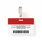 Employé Personnalisé - Photo, Code Barre, Logo, No