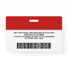 Employé Personnalisé - Photo, Code Barre, Logo, No