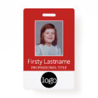 Employé Personnalisé - Photo, Code Barre, Logo, No