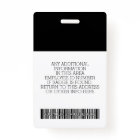 Employé Personnalisé - Photo, Code Barre, Logo, No