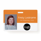 Employé Personnalisé - Photo, Code Barre, Logo, No