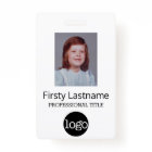 Employé Personnalisé - Photo, Code Barre, Logo, No