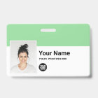 Employé Personnalisé - Photo, Code Barre, Logo, No