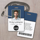 Employé Personnalisé - Photo, Code Barre, Logo, No