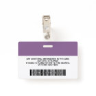 Employé Personnalisé - Photo, Code Barre, Logo, No