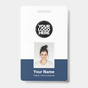 Badge Employé Personnalisé - Photo, Code-Barres, G