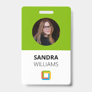Badge Employé personnalisé professionnel