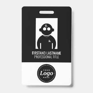 Badge employé V1 noir