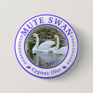 Badge en forme de cygne tuberculé