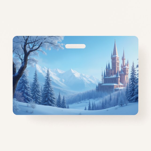 Badge en plastique de style congelé (Dos)