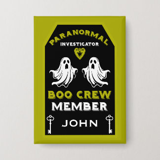 Badge Enquêteur paranormal Chasseur de fantômes