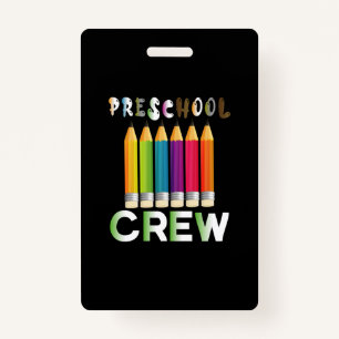 Badge Enseignant Art préscolaire Enseignant