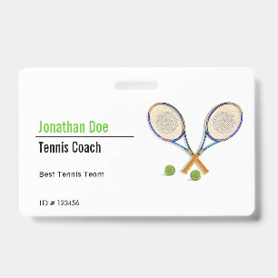Badge Entraîneur de Tennis