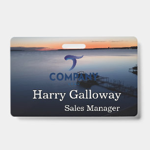 Badge Entreprise Commerciale Corporative Personnalisée M