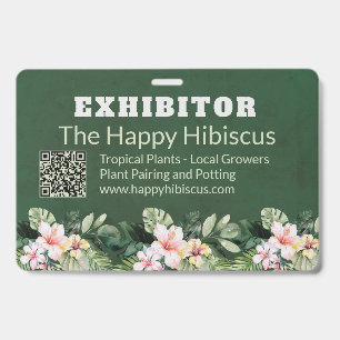 Badge Entreprise de fleurs sur mesure