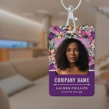 Entreprise de motifs floraux jolis rose et violet