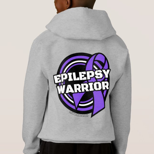 Badge...Epilepsy Hoodie (Back)