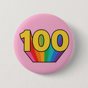 Badge Épingle Célébration Anniversaire 100 Ans Arc