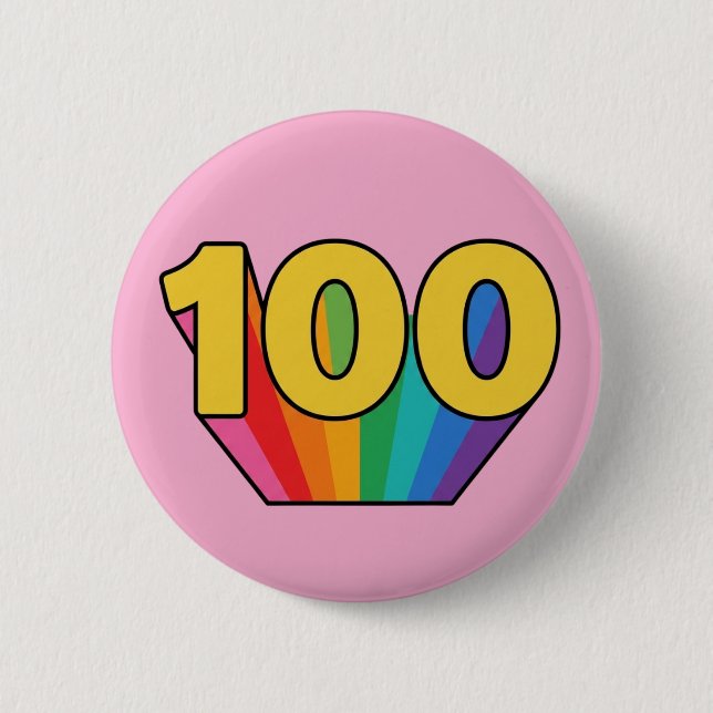 Badge Épingle Célébration Anniversaire 100 Ans Arc (Devant)