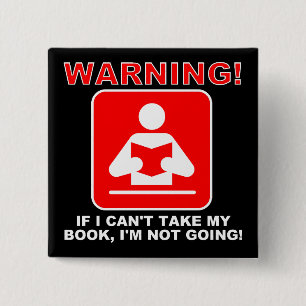 Badge Épinglette Drôle Amoureux des Livres Bibliop