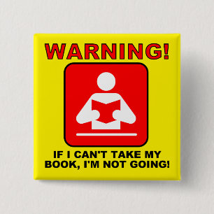 Badge Épinglette Drôle Amoureux des Livres Bibliop