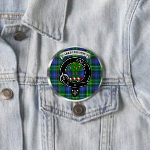 Badge et bouton tartan du clan Abercrombie