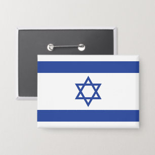 Badge Etat d'Israël Drapeau, Étoile de David Juifs