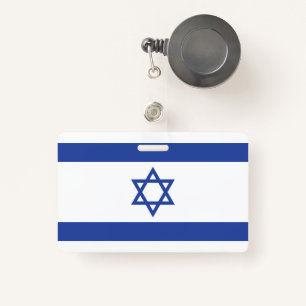 Badge Etat d'Israël Drapeau, Étoile de David Juifs