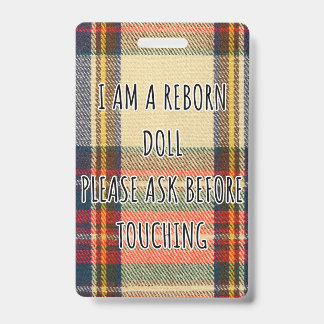 Badge Étiquette de siège auto pour poupée reborn S'il vo