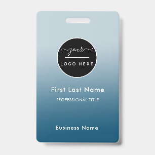 Badge Étiquette du personnel du logo commercial personn
