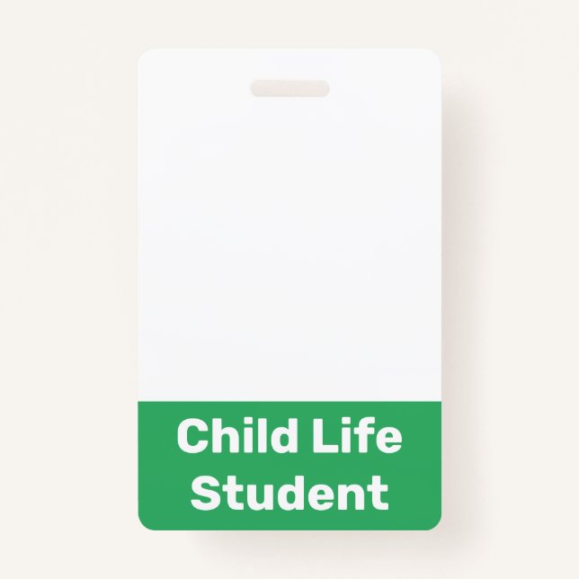 Badge Étudiant à la vie de famille (Devant)