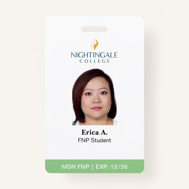 Badge Étudiant FNP (Devant)