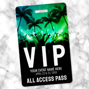 Badge Événement VIP Tout Accès