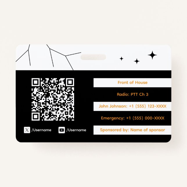 Badge Event Staff (Dos)