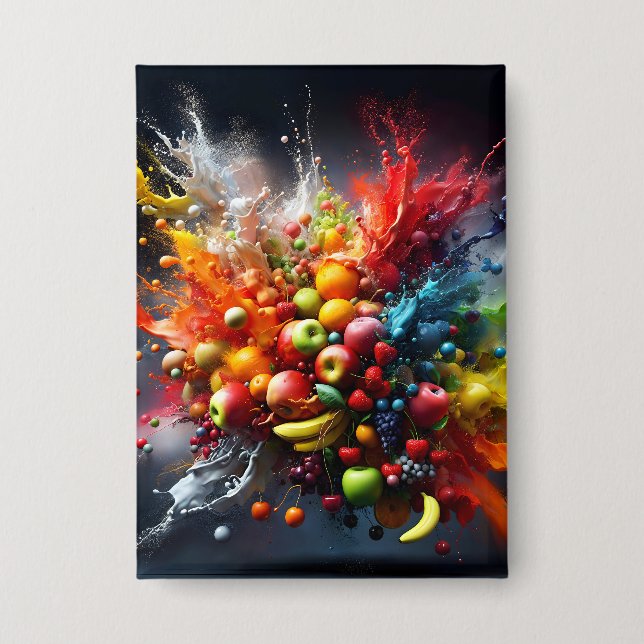 Badge Explosion de fruits (Recto)