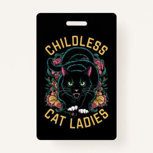 Badge Feminist Cat Ladies 2024