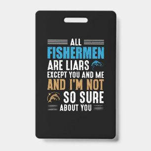 Badge Fishing Art All Fishman