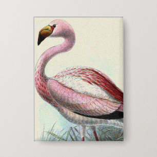Badge Flamant Vintage