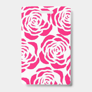 Badge Fleur rose pinkie biggie