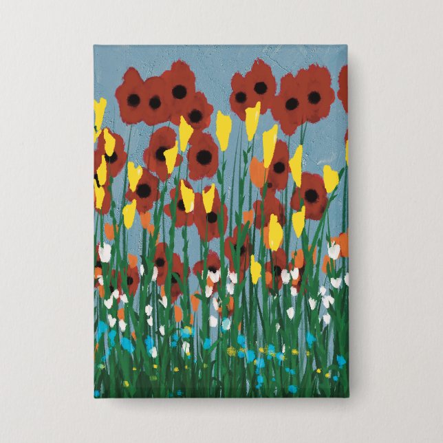 Badge Fleur sauvage (Recto)