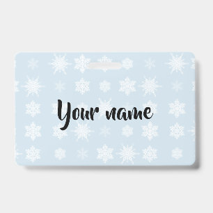 Badge Flocons de neige