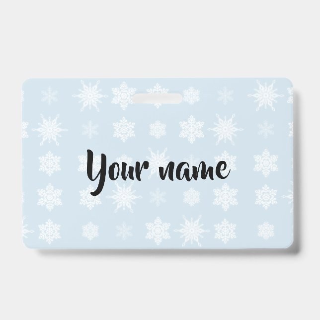 Badge Flocons de neige (Avant)