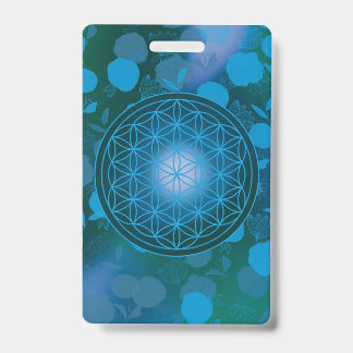 Badge flower of life, chakra,zen,sacred geometric,