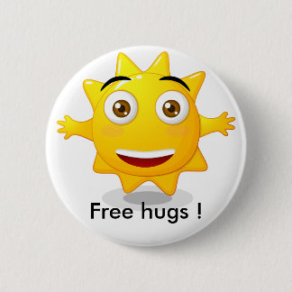 Badge Free hugs ! 2 Inch Round Button