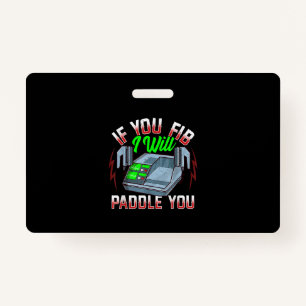 Badge Funny FireFighter Police Office Defibrillator